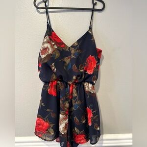Women’s floral romper